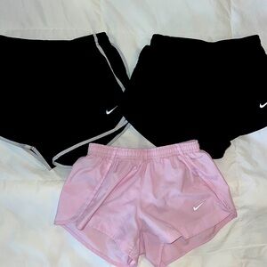 Bundle of girls shorts size small NIKE dri-fit